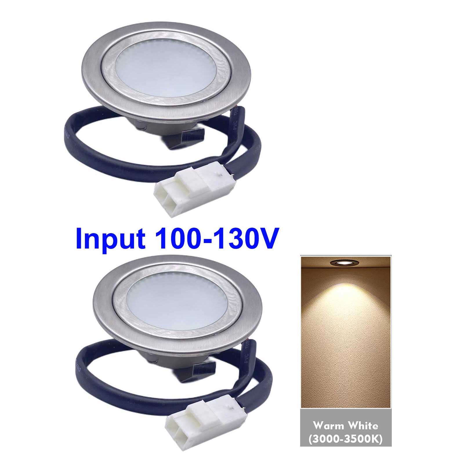 Commercial Kitchen Hood - 2-Piece AC 120V 1.5W Kitchen Cooker