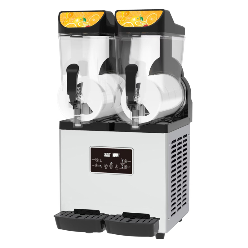 Slushy Machine - Smoothie Machine 2 Tanks 15L Slushy