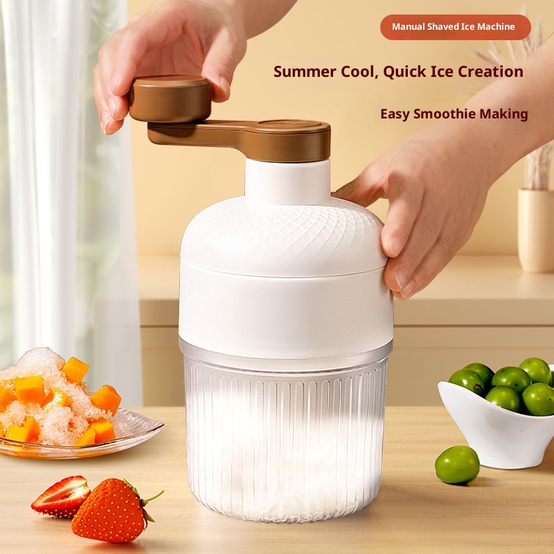 Slushy Machine - Portable Manual Shaved Ice Maker Machine