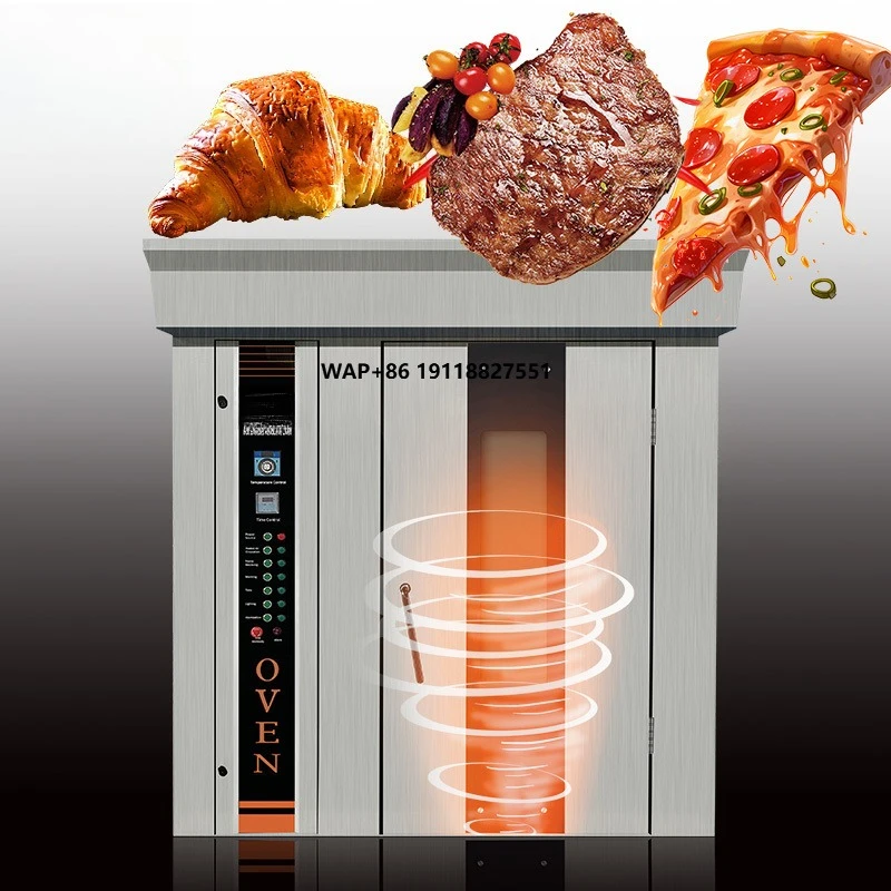 Rotary Bakery Oven - Gas Industrial Rotary Oven for Bakery