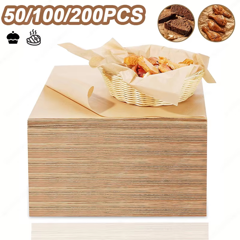 50/100/200PCS Baking Paper Par - огляд і ціна Deep Fryer Commercial