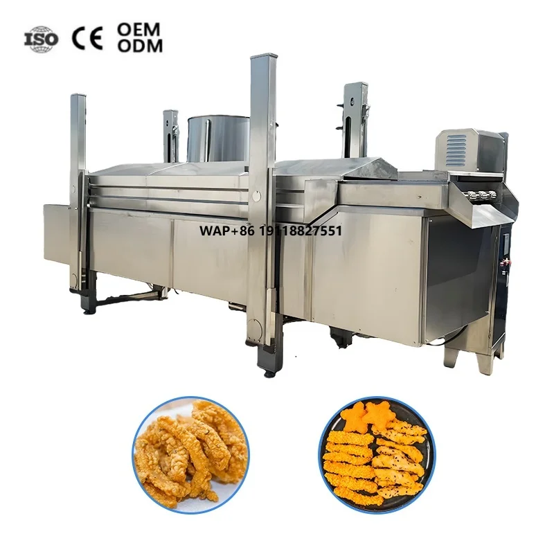Commercial  Electric Continuou - огляд і ціна Deep Fryer Commercial