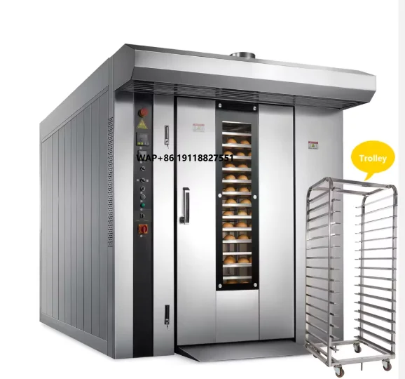 16/32/64 Tray Commercial Elect - огляд і ціна Rotary Bakery Oven