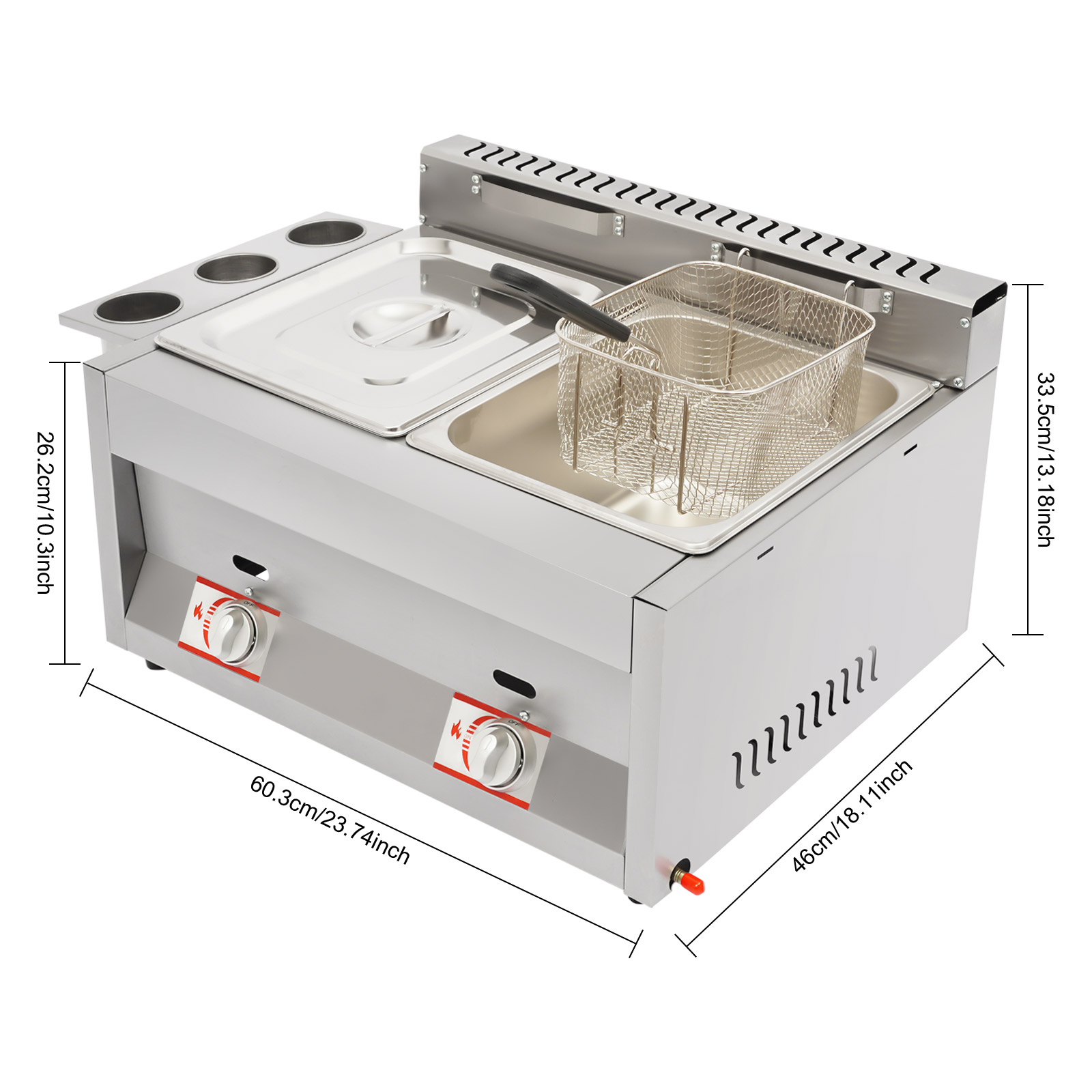 Commercial Deep Fryer 2-Tank 6 - огляд і ціна Deep Fryer Commercial