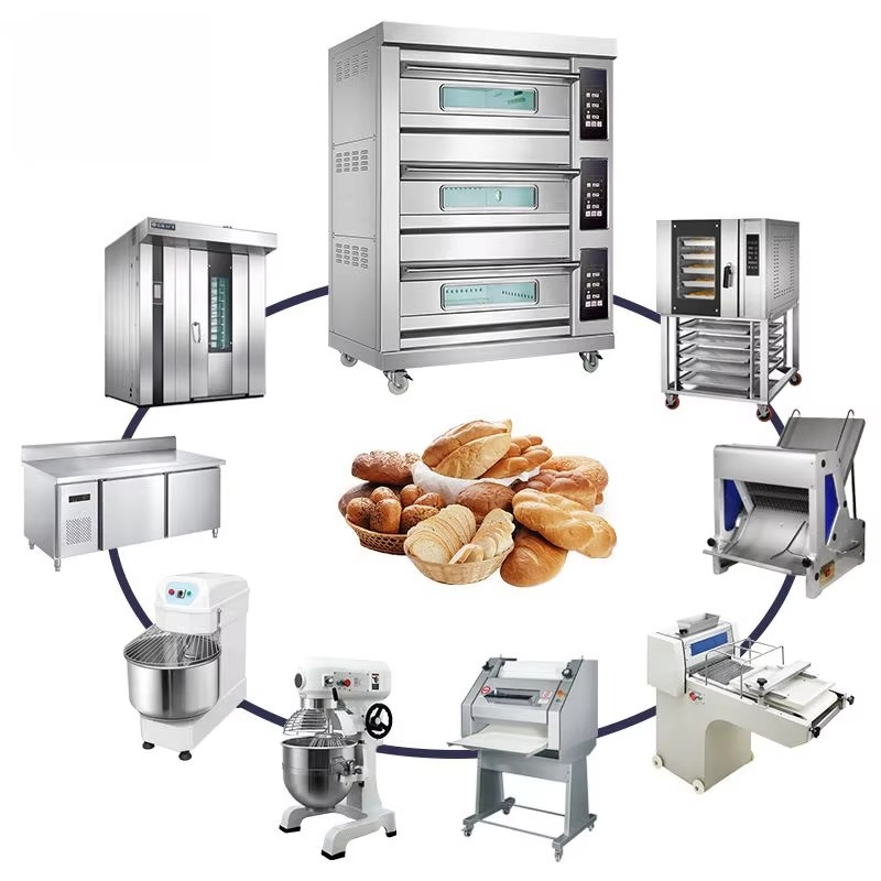 Bread Baking Equipment Oven an - огляд і ціна Rotary Bakery Oven