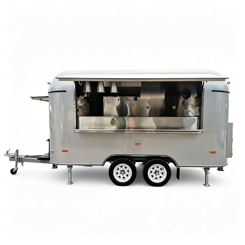 Stainless Steel Food Trailer M - огляд і ціна Commercial Kitchen Layout Design