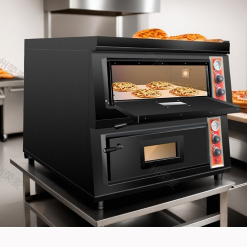 Double Deck Pizza Oven Commerc - огляд і ціна Pizza Conveyor Oven