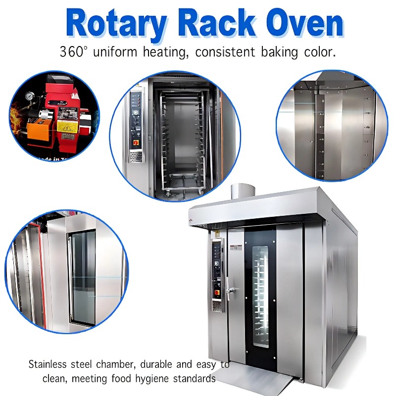 High Quality Bread Bakery Mach - огляд і ціна Rotary Bakery Oven