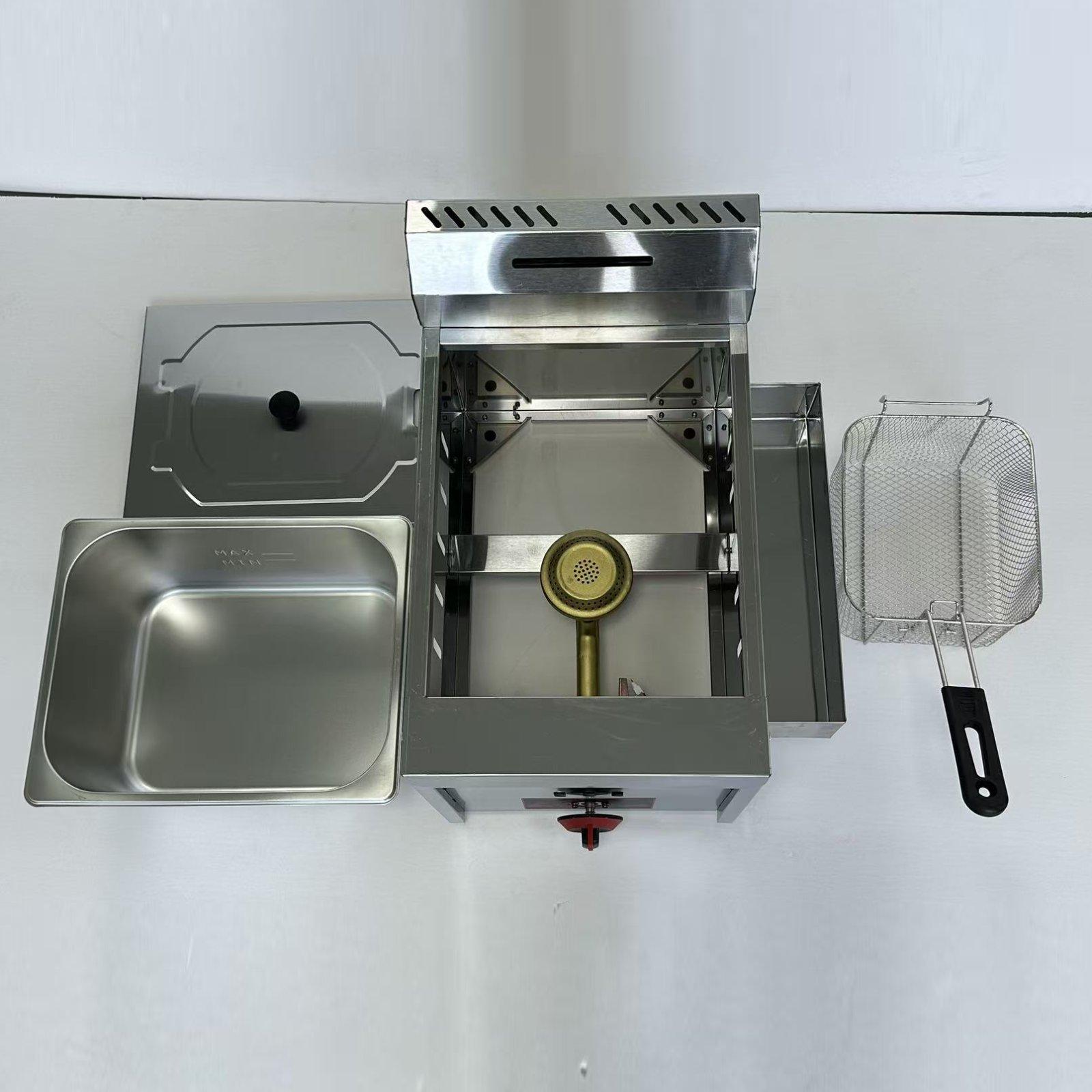 Commercial Deep Fryer Gas Frye - огляд і ціна Deep Fryer Commercial