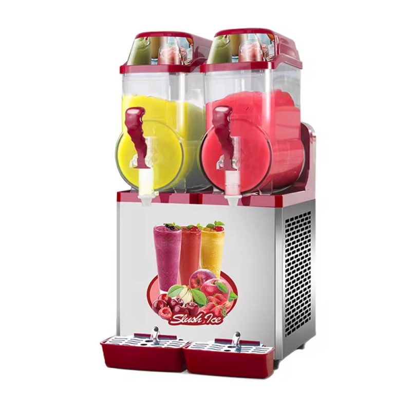 2 Tanks Commercial Stainless S - огляд і ціна Slushy Machine
