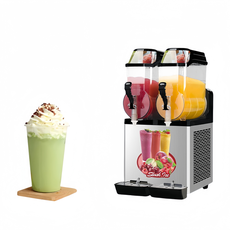 2 Tanks Commercial Stainless S - огляд і ціна Slushy Machine